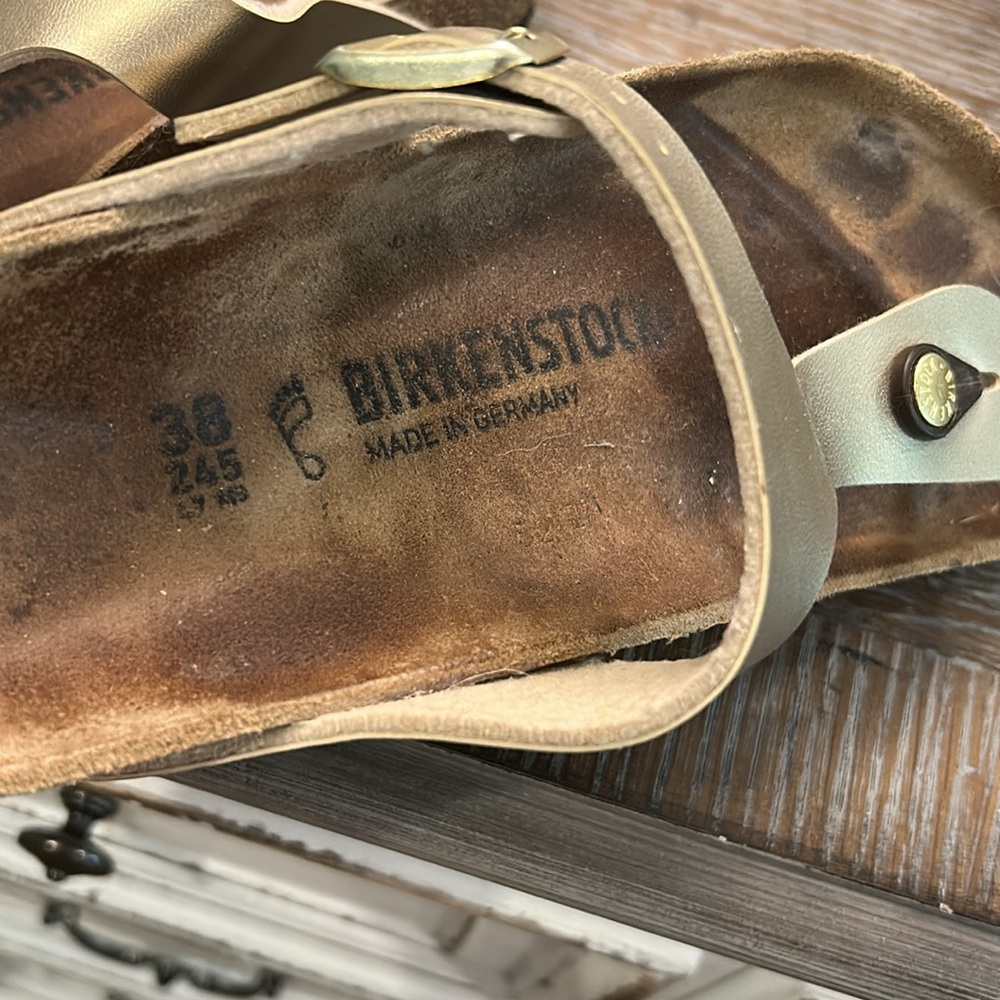 Birkenstock Gizeh Matte Gold - Picture 3 of 4